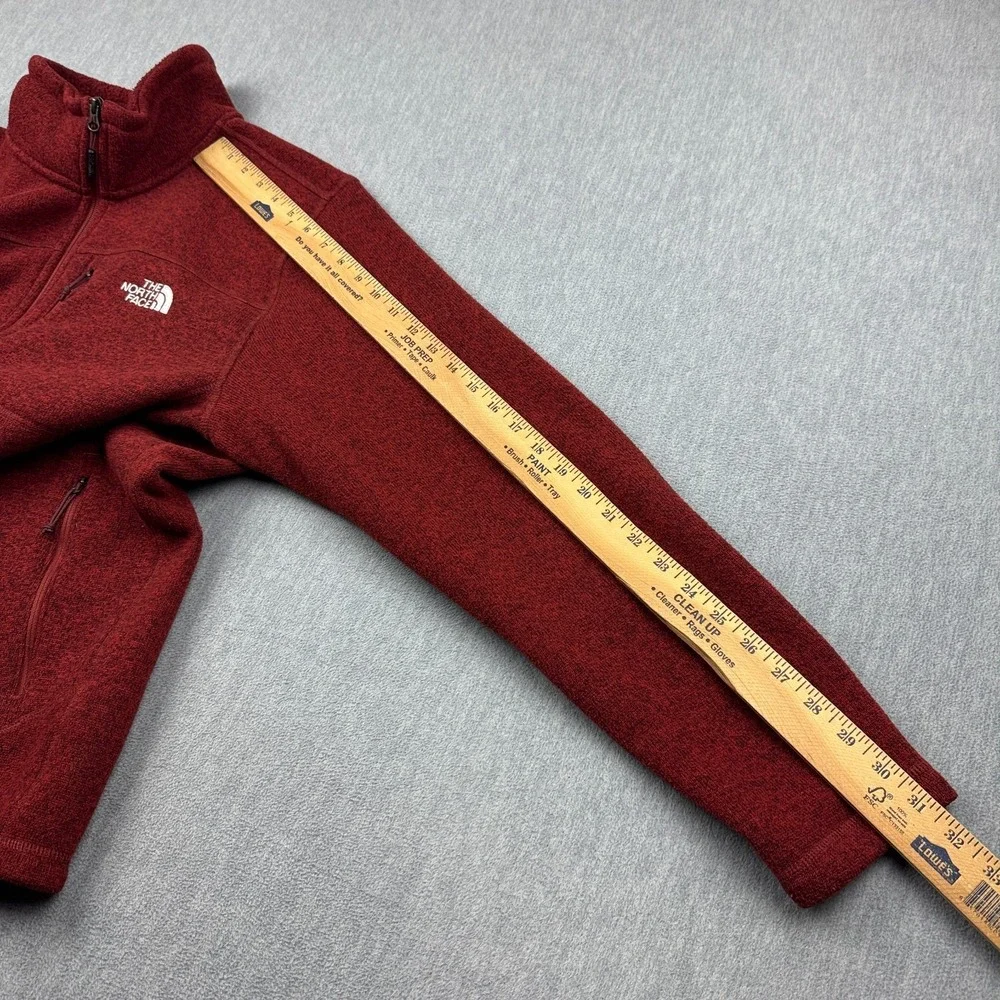 The North Face Jacket Mens XL Red Gordon Lyons Full Zip Fleece Outdoor Hiking - Picture 9 of 12